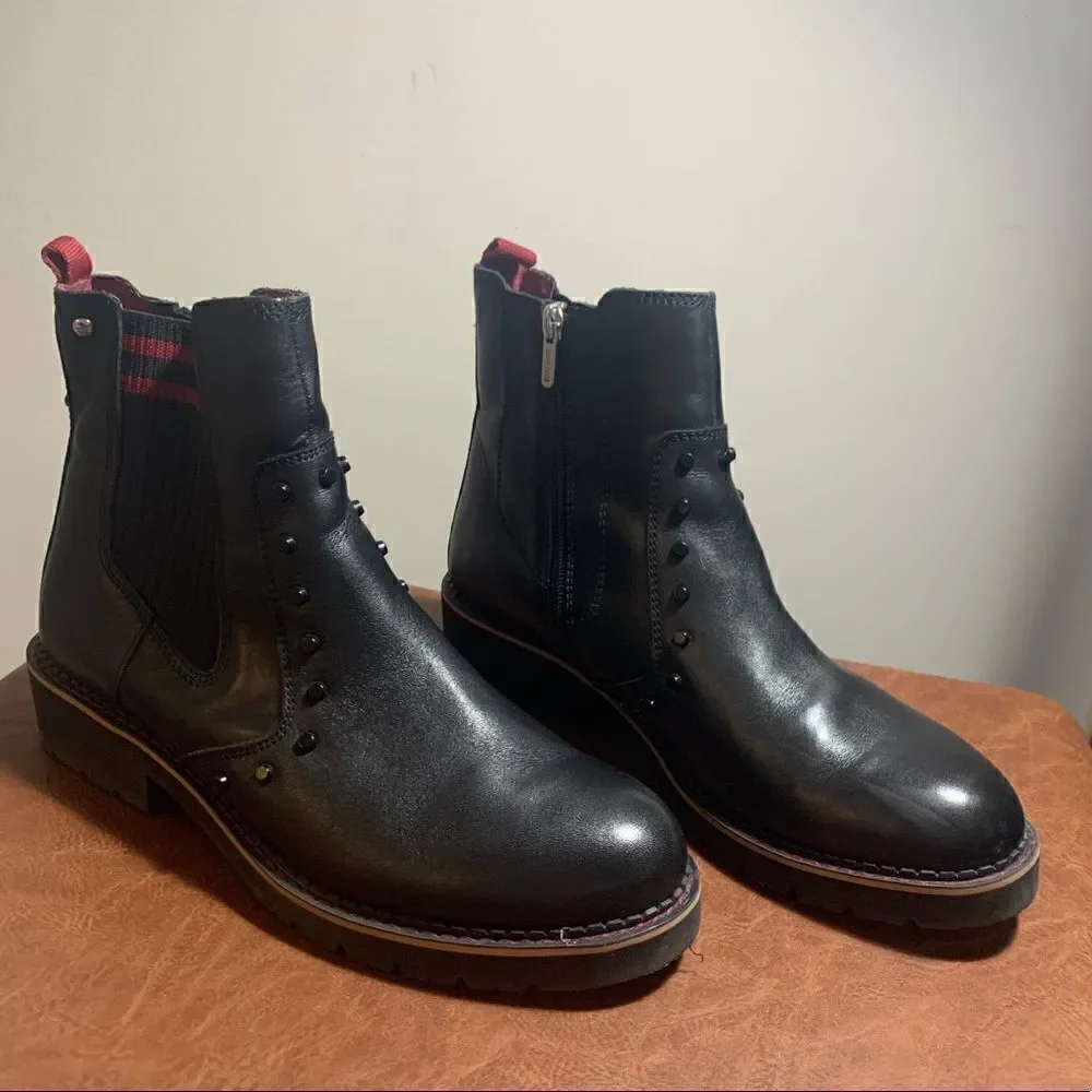 Pikolinos Vicar Studded Black Bootie EUR 41 (11 US)